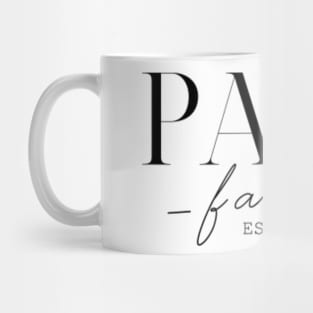 Page Family EST. 2020, Surname, Page Mug